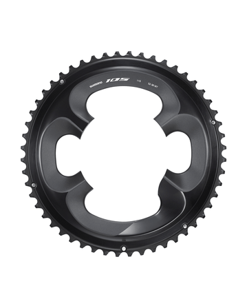Outer Chainring Shimano 105 FC-R7000 52t 11s Black