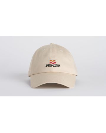 Flag Graphic 6 Panel Dad Hat Specialized White Mountains