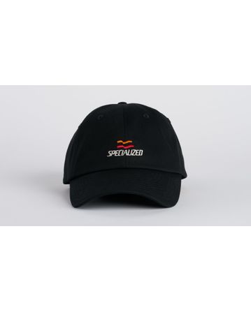 Flag Graphic 6 Panel Dad Hat Specialized Noir