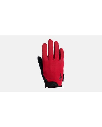 Body Geometry Sport Gel Glove Long Finger Specialized Woman Vivid Red