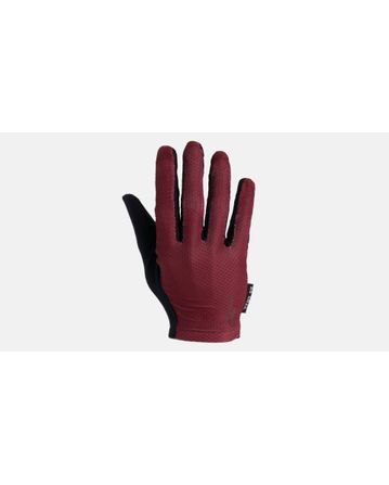 Body Geometry Grail Lange Handschuhe Finger Specialized Garnet Red