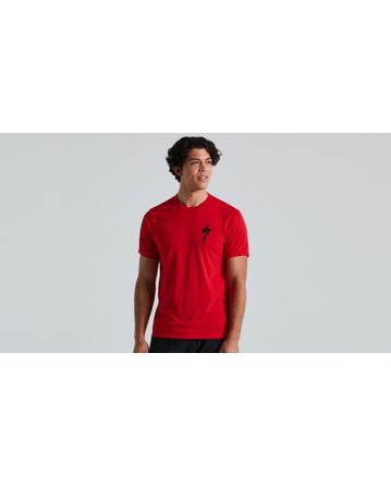 S-Logo T-Shirt Manches Courtes Specialized Homme Flo Red