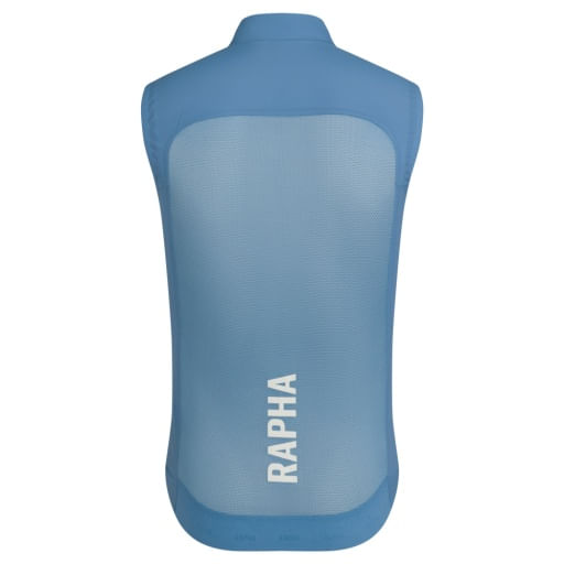 Rapha Mens Pro Team Lightweight Gilet Dusted Blue/White IBKSport