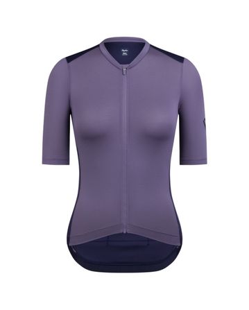 Rapha Womens Pro Team Training Jersey Dusted Lilac/Navy Purple