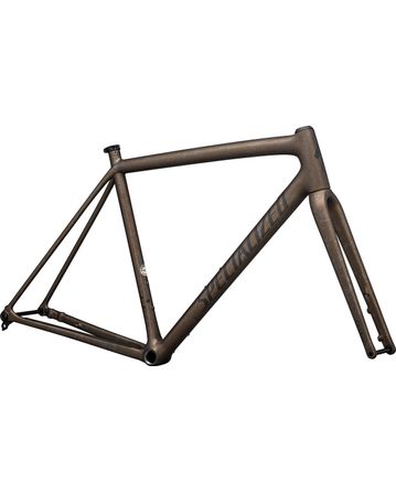 Crux 10R Frameset Specialized 2025 Burnt Gold Metallic/Black Pearl Dry Impasto/Obsidian