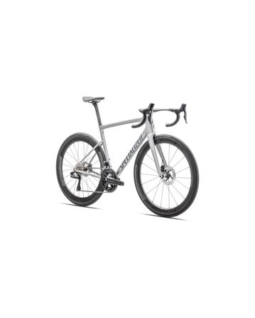 Tarmac SL8 Pro Ultegra Di2 Specialized 2025 Gloss Liquid Silver/Satin Blue Pearl Over Black Liquid Metal