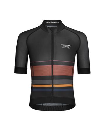 Pas Normal Studios Mechanism Late Drop Kurzarm Radtrikot Herren Schwarz