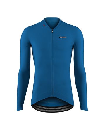 Alde Langarm-Thermo-Trikot Etxeondo Herren Blau