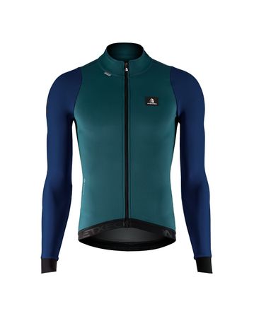 GOR 76 Gore-Tex Windstopper Jacket Etxeondo Man Dark Green/Navy Blue