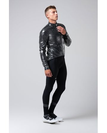 Leichte Regenjacke Pluvia 2.0 Gobik Unisex True Schwarz