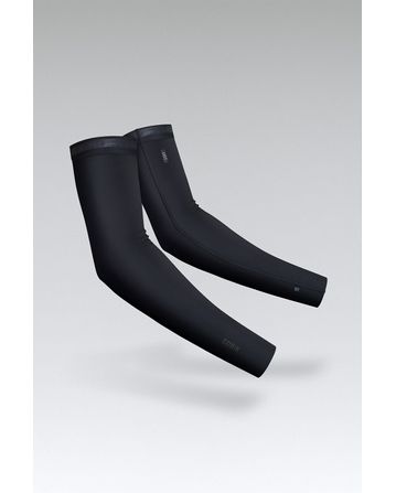 Haru 2.0 Light Thermal Arm Warmers Gobik Unisex Pitch Black
