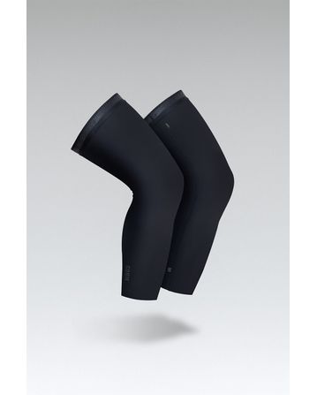Haru 2.0 Thermal Knee Warmers Gobik Unisex Pitch Black