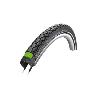 Neumático Ciudad Marathon HS420 Schwalbe Twinskin E-Bike Negro
