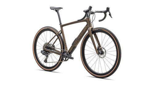 Diverge Expert Carbon Specialized 2025 Satin Burnt Gold Metallic/Black Liquid Metal