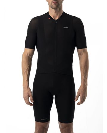 Maillot Alde 110LW Manches Courtes Etxeondo Homme Noir