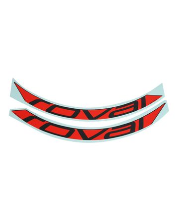DCL MY18 Roval Traverse Carbon 29 Decal Set Color Rocket Red
