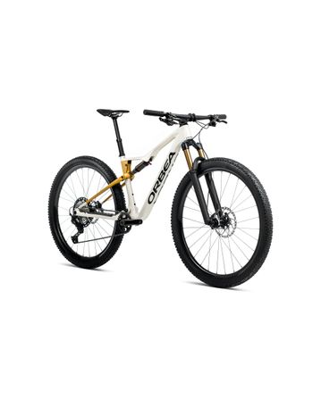 Orbea Oiz M10 AXS Flight Attendant Sid Ultimate 2025 Ivory White Gloss/Bumblebee Yellow Matt