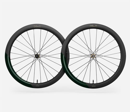 Oquo Juego Ruedas Gravel RP50LTD Shimano MS Metallic Dark Green
