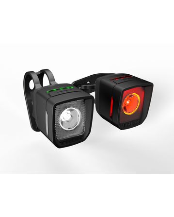 Juego Luces Trek Ion 100 R / Flare R City Negro