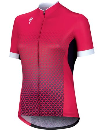 Maillot Manches Courtes SL Elite Specialized Femme Magenta/Bleu