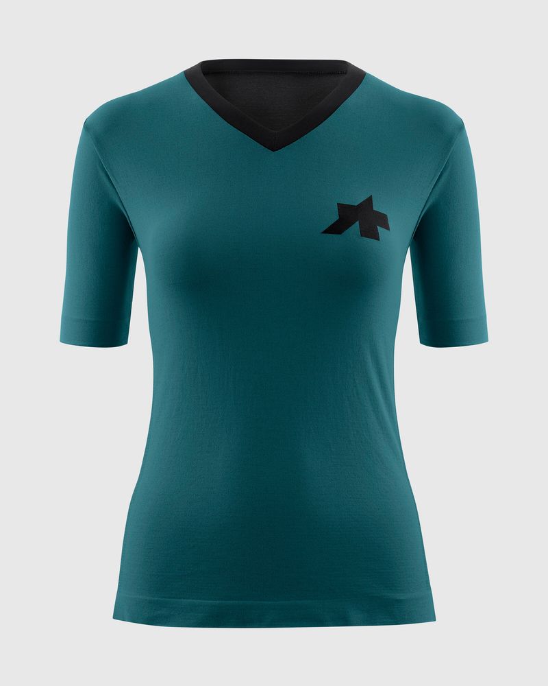 Assos Tactica T5 Camiseta Técnica Mujer Foundation Green-1763763633042