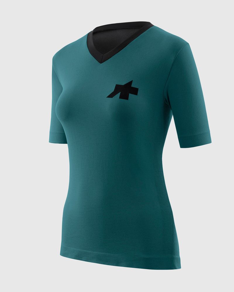 Assos Tactica T5 Camiseta Técnica Mujer Foundation Green-1763763791976