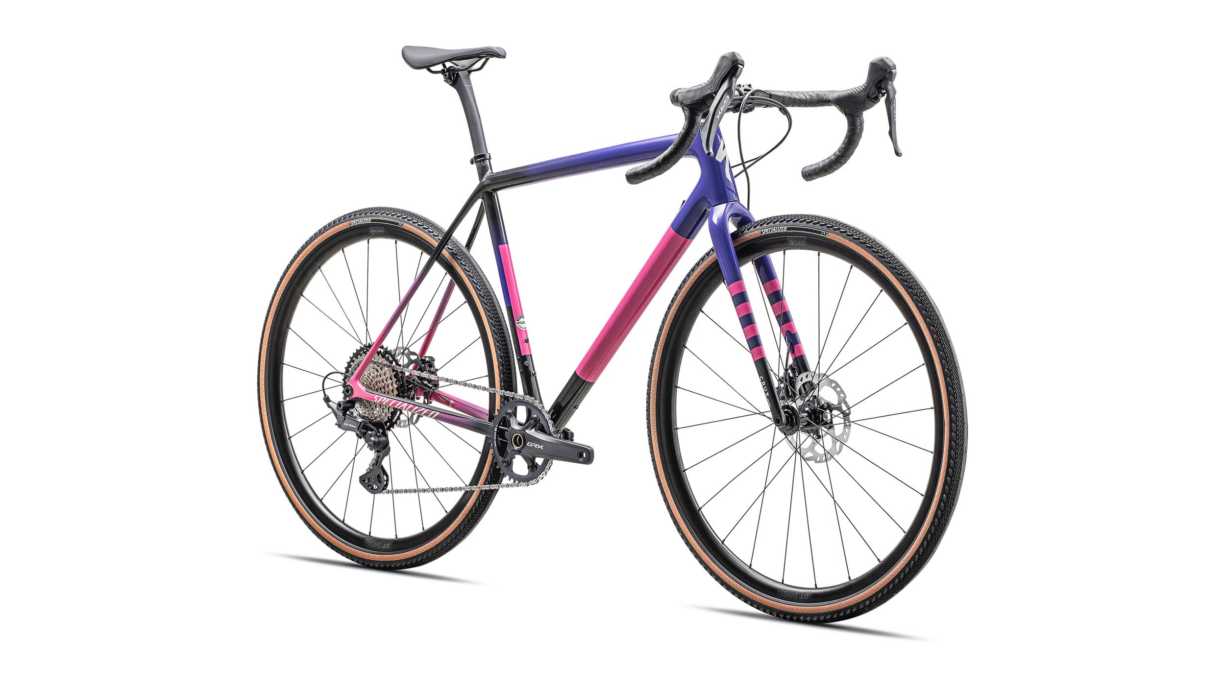 Crux Comp Specialized 2025 Gloss Carbon/Purple Haze/Rebel Pink