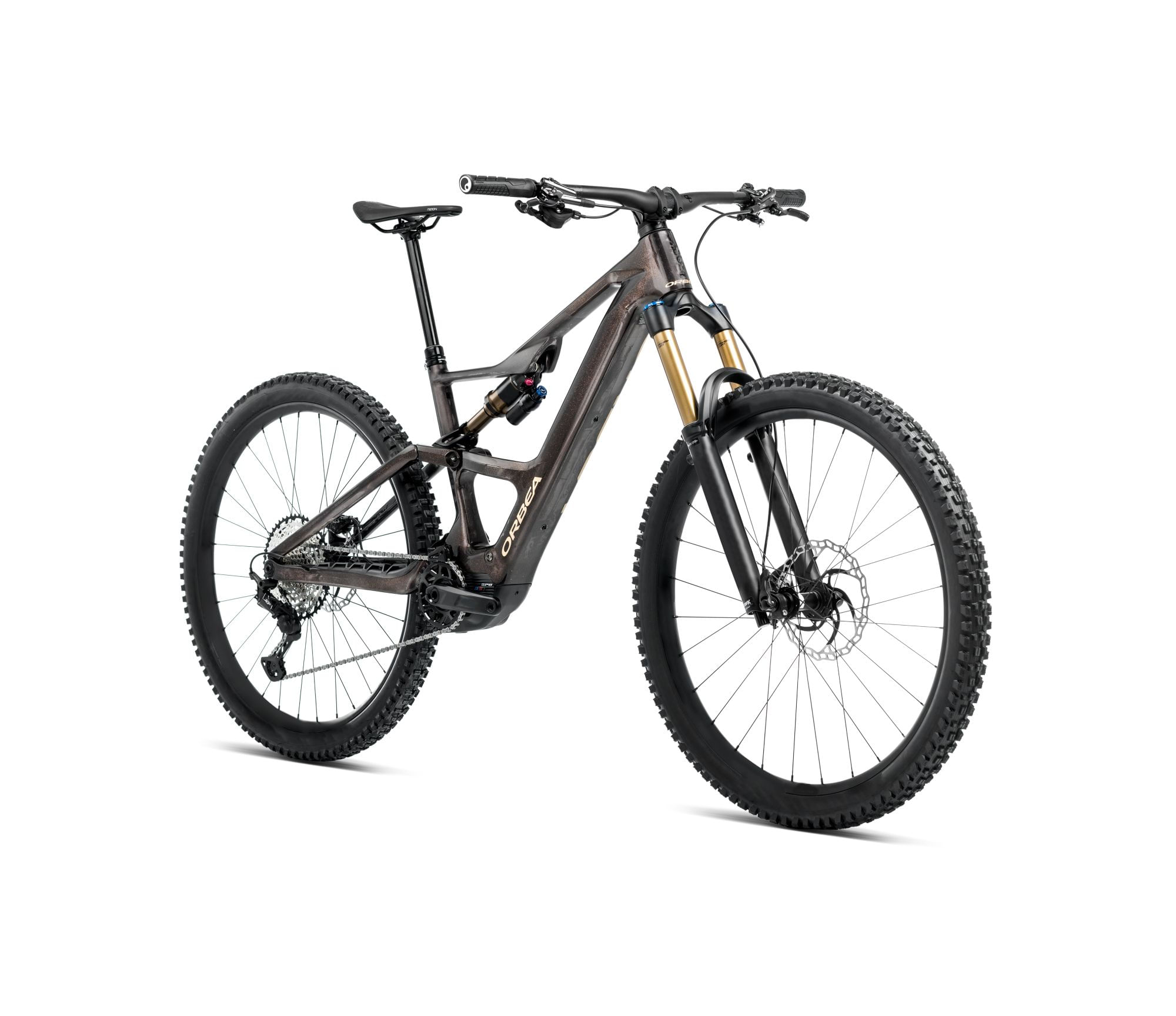 Orbea Rise Lt M-Team 630w 2025 Cosmic Carbon View/Golden Sand