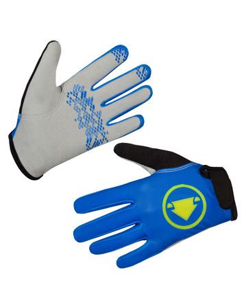 Hummvee Long Finger Gloves Endura Kids Azure Blue