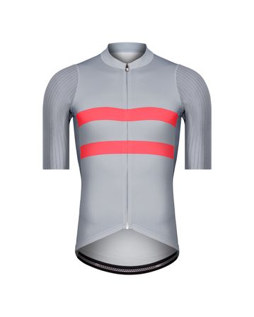 Garai Radtrikot Kurzarm Etxeondo Mann 2022 Grau/Koralle