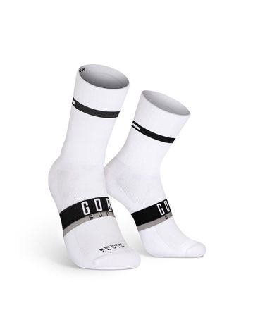 Superb Calcetin Estandard Gobik Unisex Horizon Blanco