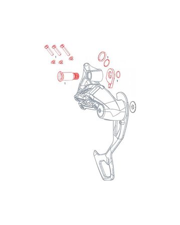 Kit Tornillos Montaje Cambio Sram GX 2x11v