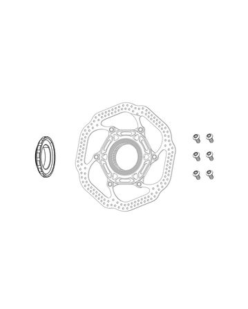 Kit Tornillos Titanio Disco Freno Sram T25 Arco Iris