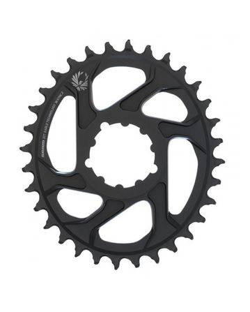 Chainring Sram Eagle Oval X-Sync DM 6mm Offset Black