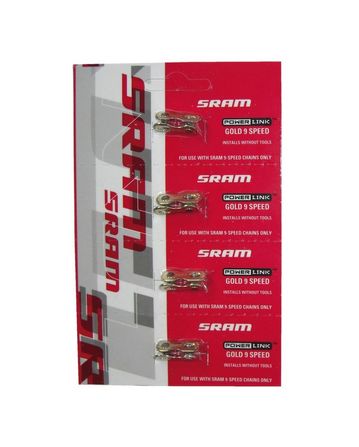 Conector Cadena Sram Powerlink 9v Oro 1 ud