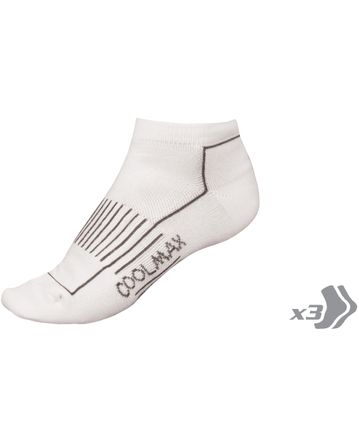 Calcetines Mujer Coolmax Trainer 3-p Endura Blanco