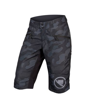 SingleTrack II Baggy Shorts Mtb Endura Frau Schwarz Camo