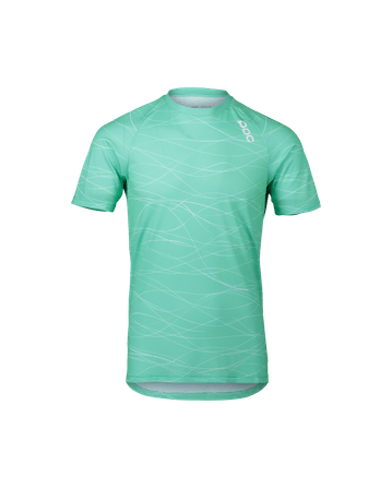 Pure T-Shirt Mtb Poc Lines Fluorite Grün