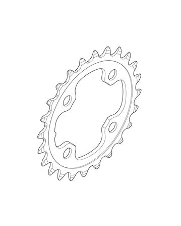 Chainring Shimano Deore XT For FC-M780/FC781 24t