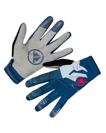 Singletrack Guantes Cortavientos Endura Unisex Blueberry