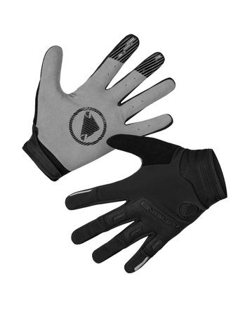 Singletrack Guantes Cortavientos Endura Unisex Negro