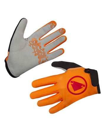 Kids Hummvee Gants Longs Endura Tangerine