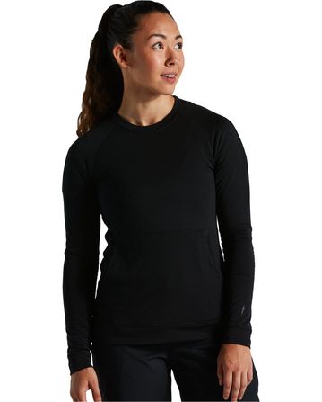 Trail-series Thermique Maillot Manches Longues Specialized Femme Noir