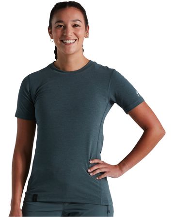 Trail Maillot Manches Courtes Specialized Femme Cast Battleship