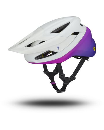 Camber Casque Vtt Ce Specialized Blanc Dune/Violet Orchid