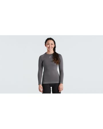 Seamless Baselayer Manches Longues Specialized Femme Gris