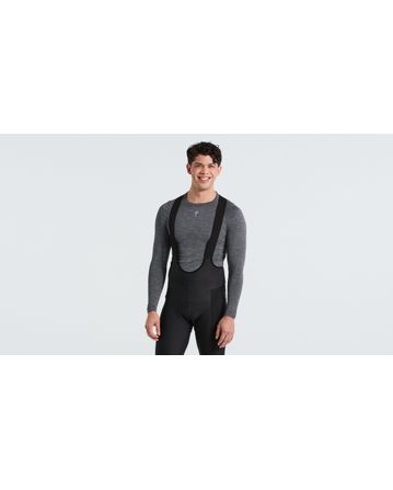 Seamless Merino Baselayer Manches Longues Specialized Homme Gris