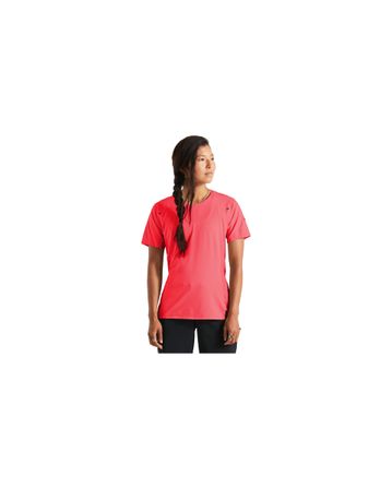 Trail Maillot Manga Corta Specialized Mujer Imperial Rojo