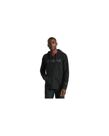 Legacy Wordmark Zip-up Hoodie Specialized Men Black