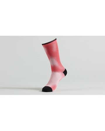 Soft Air Chaussettes Hautes Specialized Vivid Coral Distortion